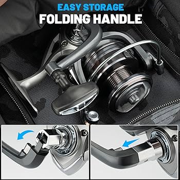 Amazon | スピニングリール 釣り ギア比5.2:1 最大ドラグ力8Kg 左右